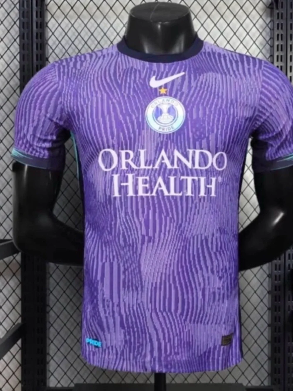 Nike Purple Orlando Health Men's Soccer Jersey